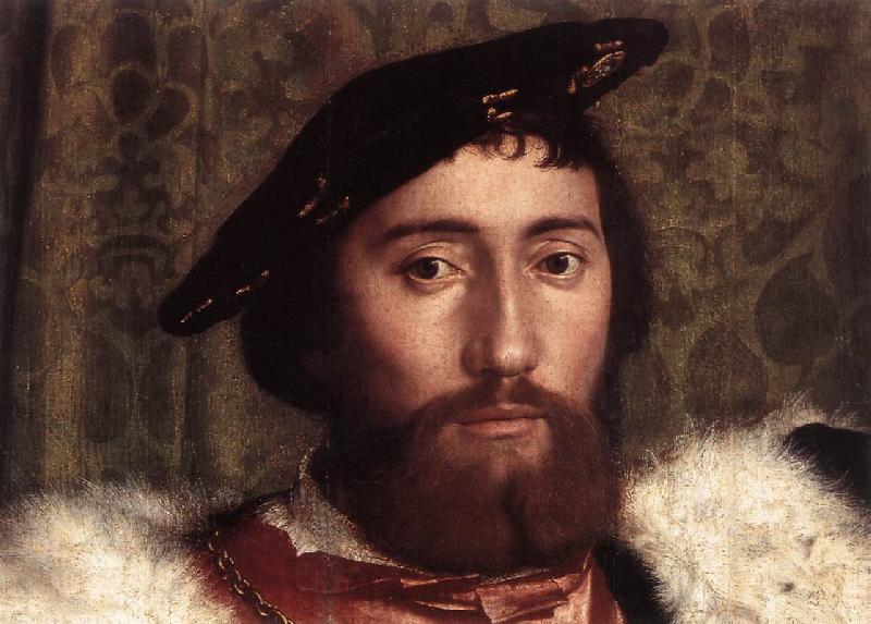 HOLBEIN, Hans the Younger The Ambassadors (detail) g Sweden oil painting art